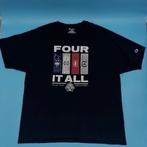 CHAMPION NCAA Final Four Basketball Dallas Texas T-Shirt